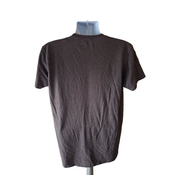 Pink Floyd Graphic T Shirt L Dark Side Of The Moon Brown Short Sleeve Grunge - Picture 2 of 5